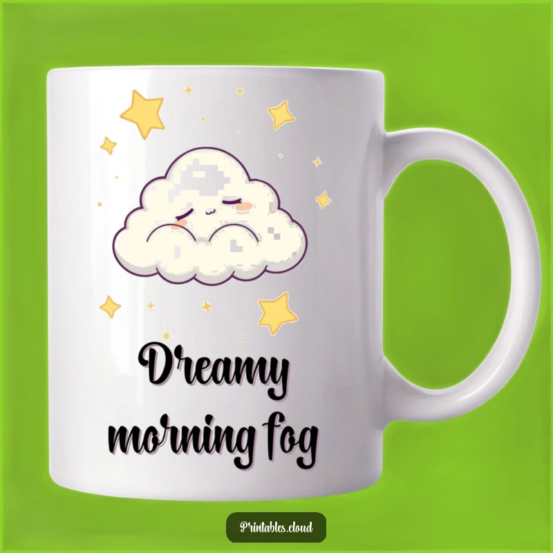 Funny Sleepy Cloud Mug: Dreamy Gift for Peaceful Mornings and Sweet Dreams