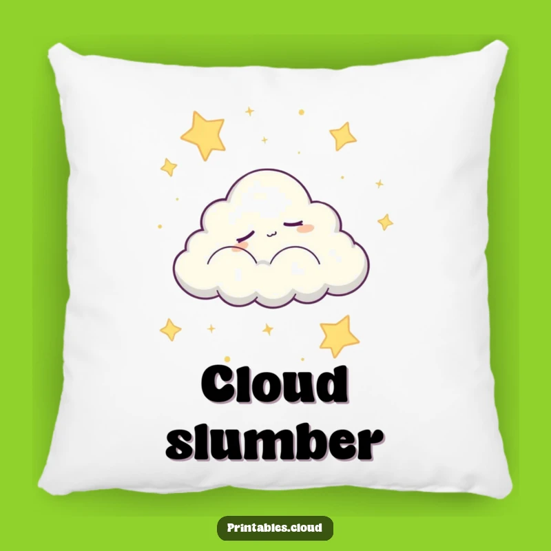 Funny Sleepy Cloud Pillow: Add Sweet Dreams and Gentle Humor