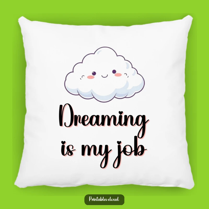 Funny Dreamy Cloud Pillow: Happy Drifting, Soft & Relaxed Decor, Adorable Funny Gift