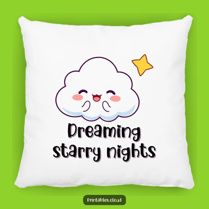 Cozy Funny Cloud Star Pillow: Comfort and Cosmic Dreams Gift