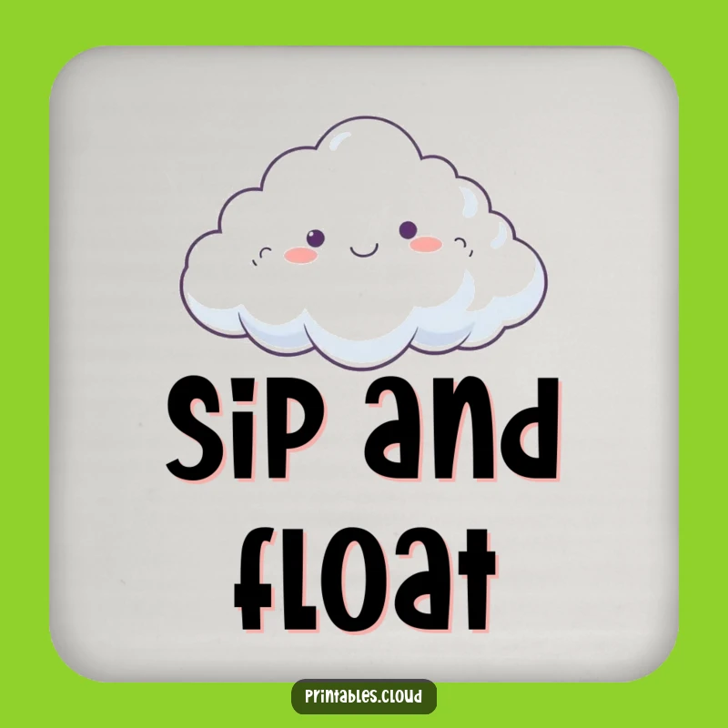 Funny Dreamy Cloud Coaster: Happy Drifting, Relaxed Protection, Ideal Funny Gift