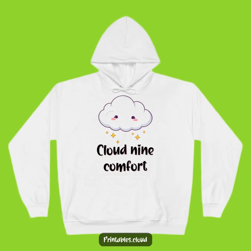Funny Dreaming Cloud Hoodie: Cozy Comfort With Starry Humor
