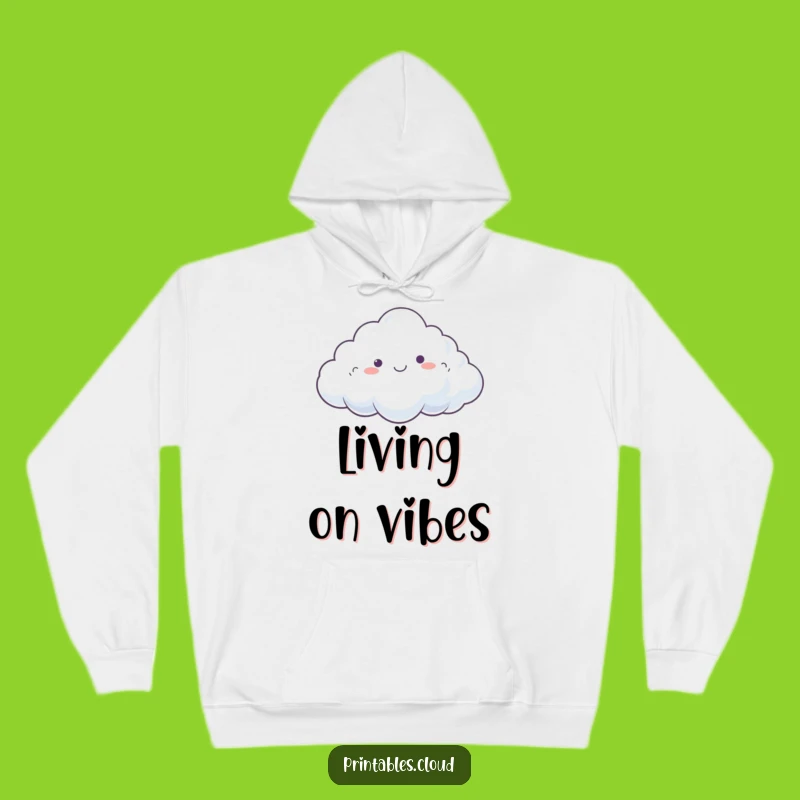 Funny Dreamy Cloud Hoodie: Happy Drifting, Cozy & Relaxed Humorous Gift