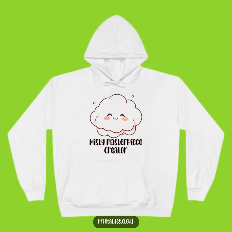 Cozy Giggling Cloud Hoodie - Wrap Up in Funny Misty Creations