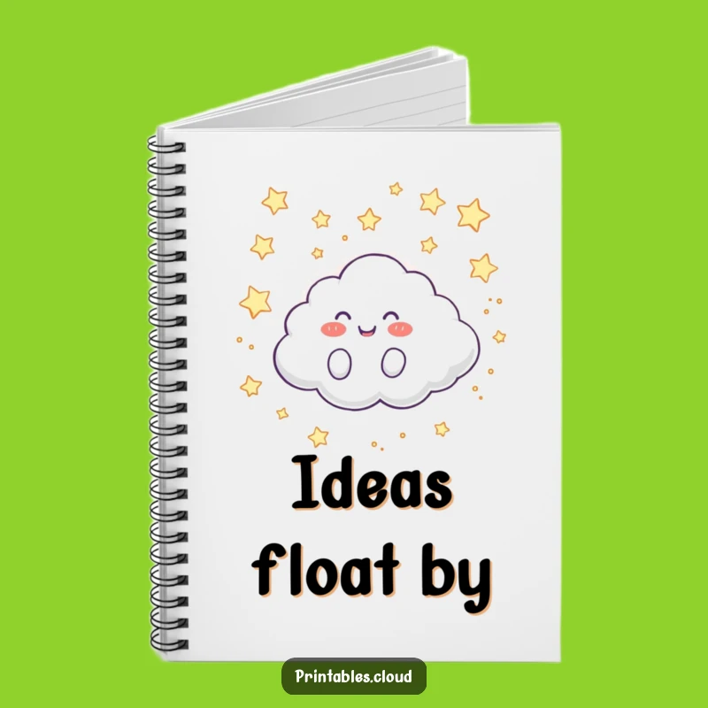Funny Cloud Notebook: Dreamy Journal, Write with Joy Funny Gift!