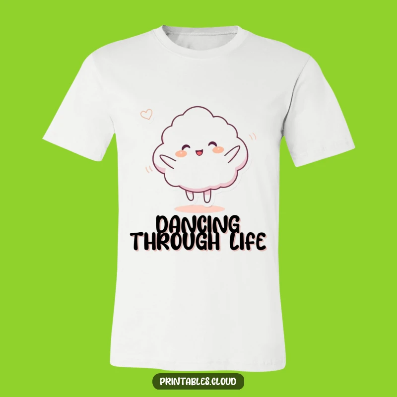 Funny Cloud Disco T-Shirt - Silly Dance Moves, Hilarious Gift for Party Animals