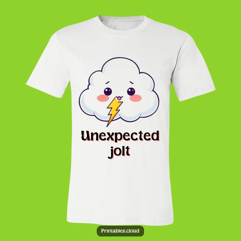 Funny Surprised Cloud T-Shirt: A Hilarious Gift for Unexpected Laughs